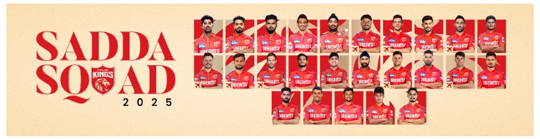 Know The Squad & Book PBKS Tickets