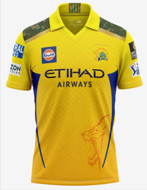 CSK's Jersey Sponsors for IPL 2025
